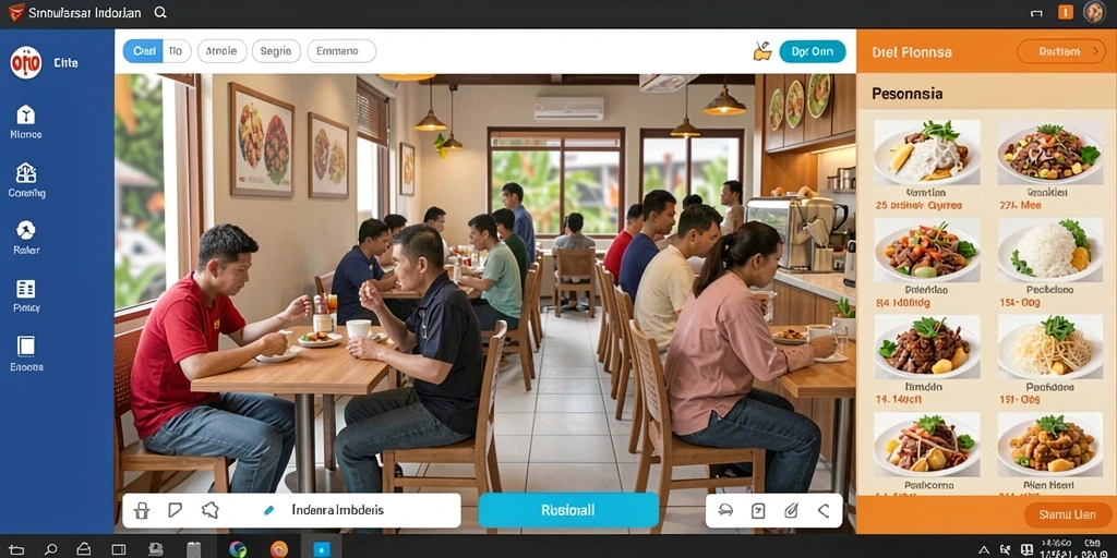 Tampilan awal yang menarik dan mudah dinavigasi.