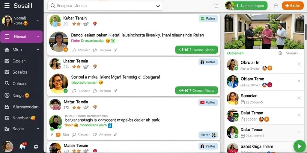 Tampilan antarmuka aplikasi yang menarik dan intuitif.
