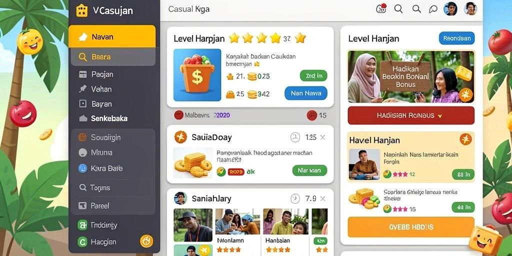 Tampilan antarmuka yang menarik dan mudah digunakan.