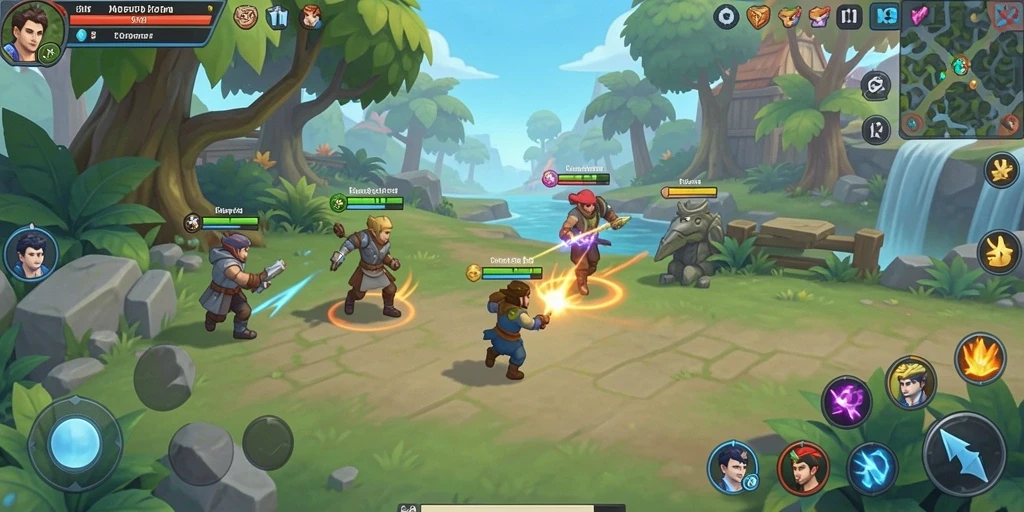 Tampilan awal game yang menakjubkan.