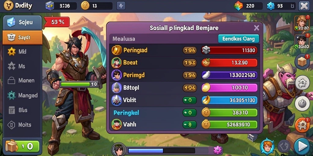 Tampilan antarmuka yang menarik dan mudah dipahami.