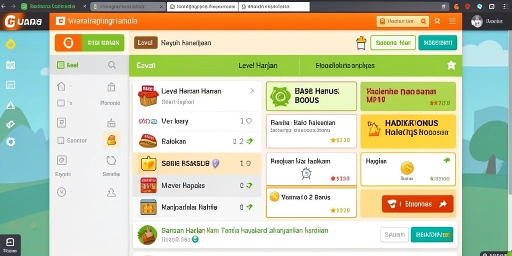Screenshot menunjukkan kategori barang yang tersedia.