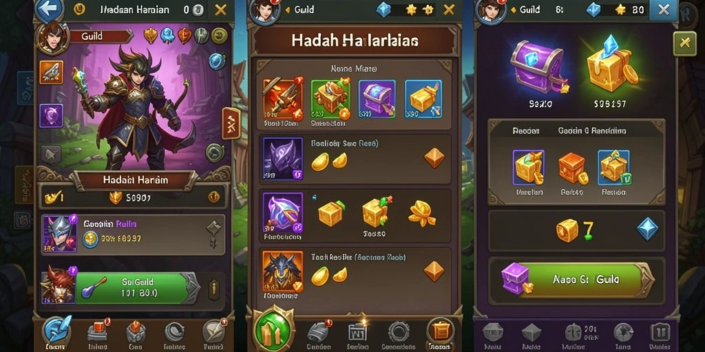 Screenshot menampilkan grafik penuh warna dan karakter menarik.