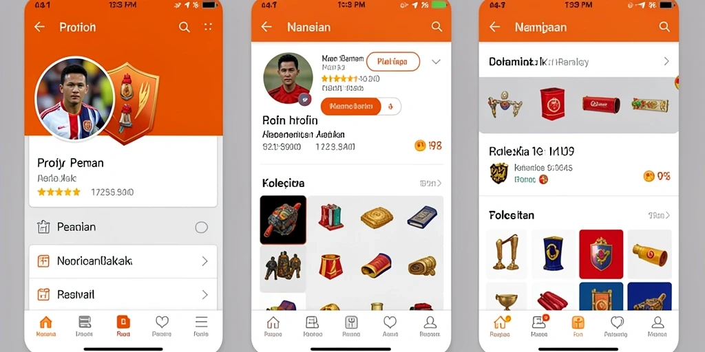 Tampilan utama aplikasi SLOTGAMING yang menarik.